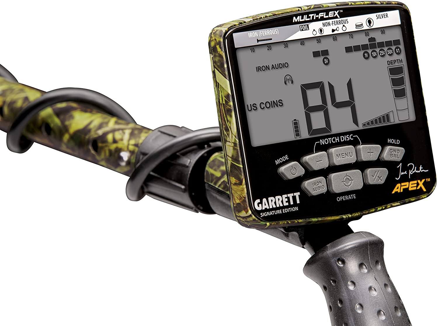 Garrett Jase Robertson Signature Edition APEX Metal Detector with Headphones for Z-Lynk