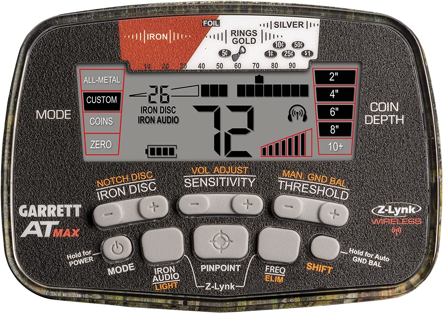 Garrett Jase Robertson Signature Edition AT MAX Metal Detector with Z-Lynk and Accessories