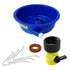 Blue Bowl Only with Free Junior Snuffer Bottle and 1 oz Glass Vial High Plains Prospectors 