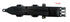 11-3/4" Divers Knife, Yellow & Black Color, Thickness: 4mm, Hard Sheath, Plain & Serrated Blade