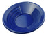 10" Dual Riffle Gold Pan,3" x 1/4" Deep Riffles  Blue