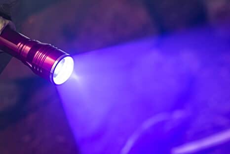 5500000LM UV Blacklight Flashlight - Ultra Violet LED Torch For Inspection, Stains & Detection