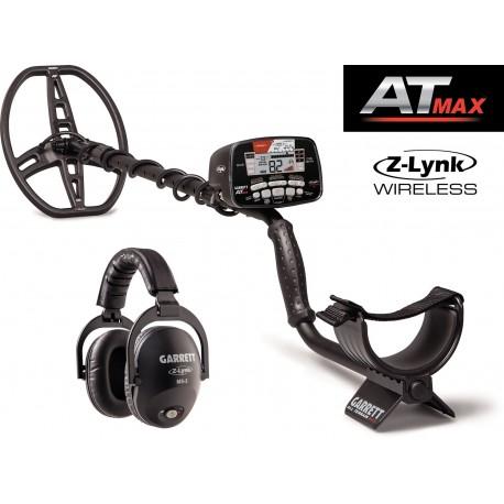 Garrett AT MAX Waterproof Metal Detector, MS-3 Wireless Headphones and Pro-Pointer AT Z-Lynk Pinpointer Bundle Garrett Metal Detectors,Package Deals High Plains Prospectors 