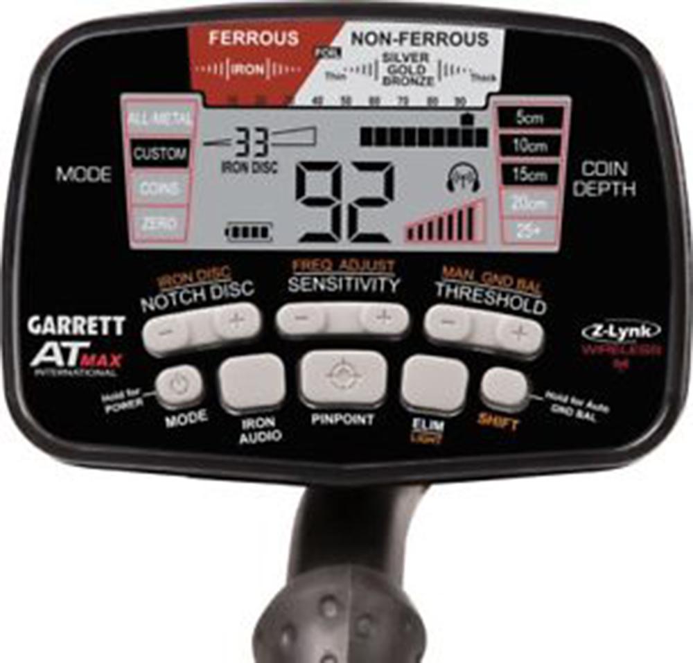 Garrett AT MAX Waterproof Metal Detector, MS-3 Wireless Headphones and Pro-Pointer AT Z-Lynk Pinpointer Bundle Garrett Metal Detectors,Package Deals High Plains Prospectors 