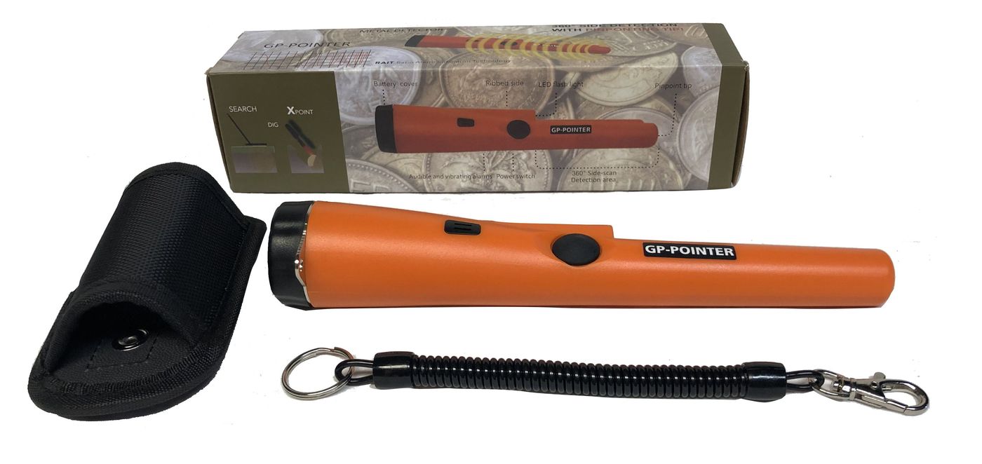 Fisher F22 Metal Detector with Starter GP Pointer and Extra Gear