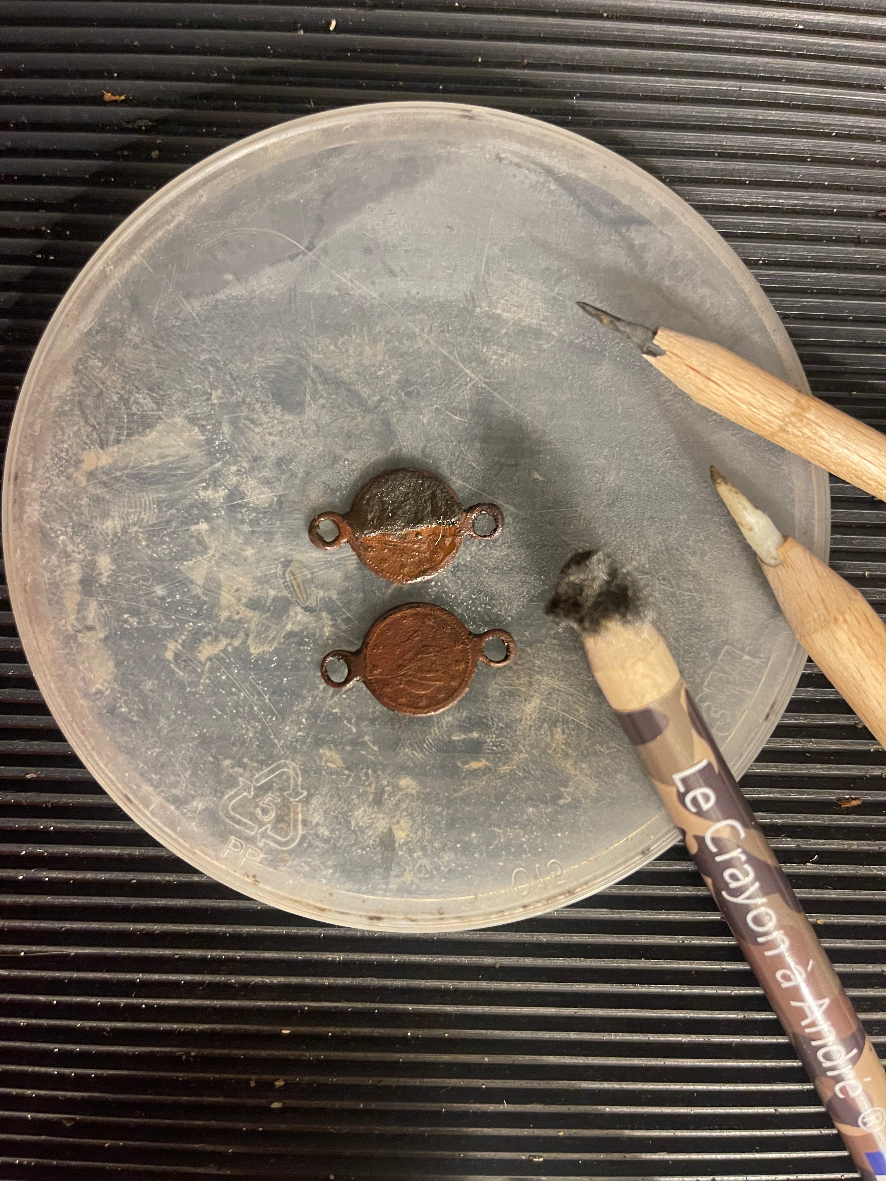 andre's coin and relic cleaning pencil set.