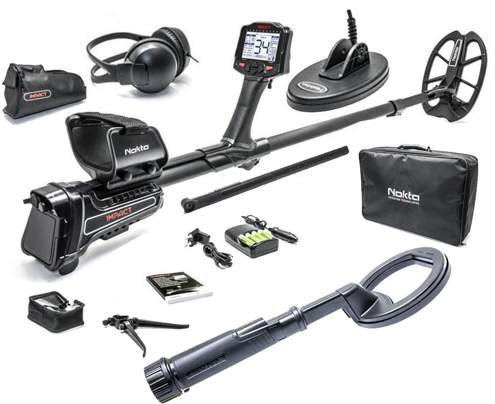 Nokta Makro Impact Pro Metal Detector Package with Nokta PulseDive 2-in-1