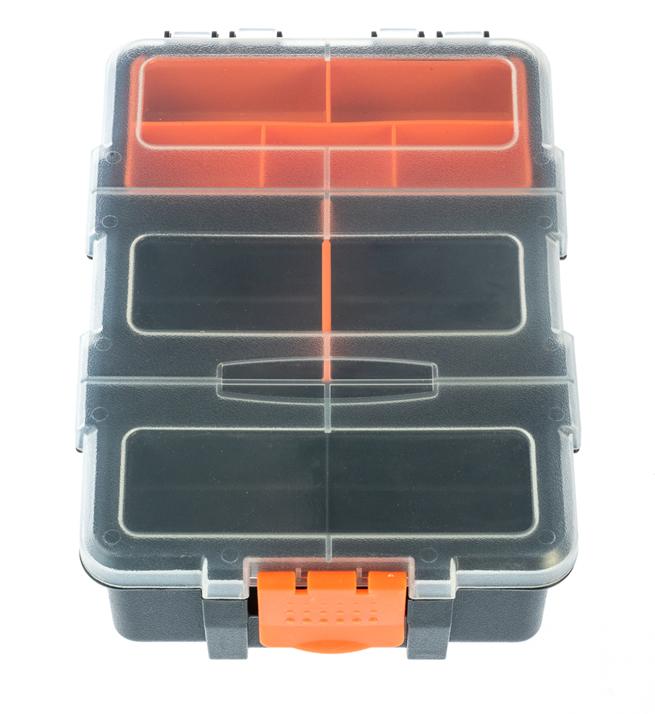 Multi-Section Plastic Storage Box - Size: 8.1/2" x 6" x 2.3/4" (Removable Tray & Divider) Accessories High Plains Prospectors 