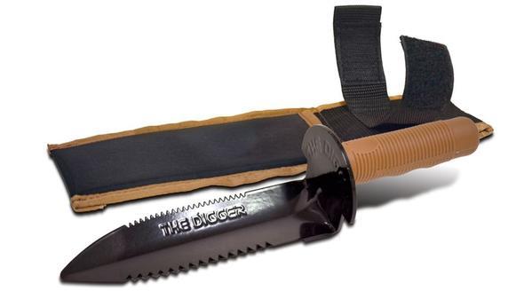 Digging knife with sheath