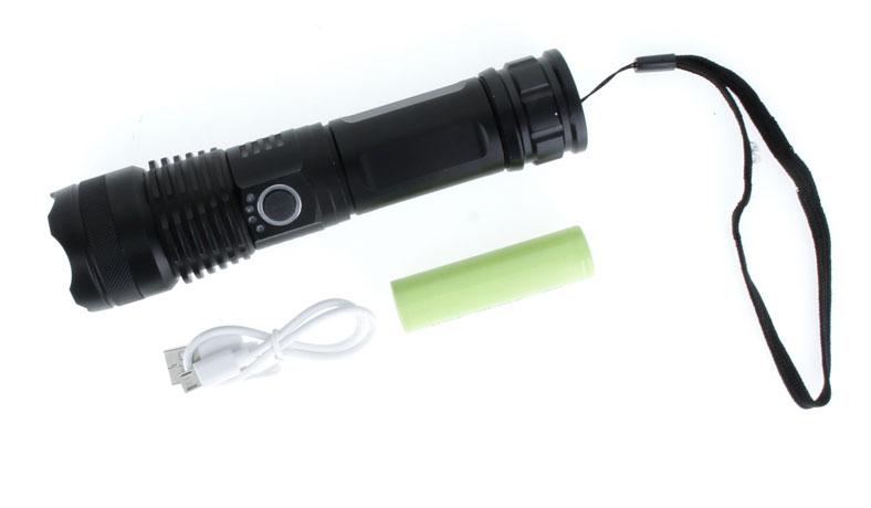 2000 lumen rechargable flashlight kits High Power Adjustable 2000 Lumen Rechargeable Flashlight – High Plains Prospectors