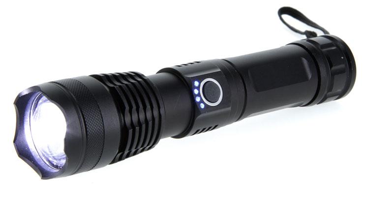 High Power Adjustable 2000 Lumen Rechargeable Flashlight – High Plains Prospectors High Power Adjustable 2000 Lumen Rechargeable Flashlight – High Plains Prospectors