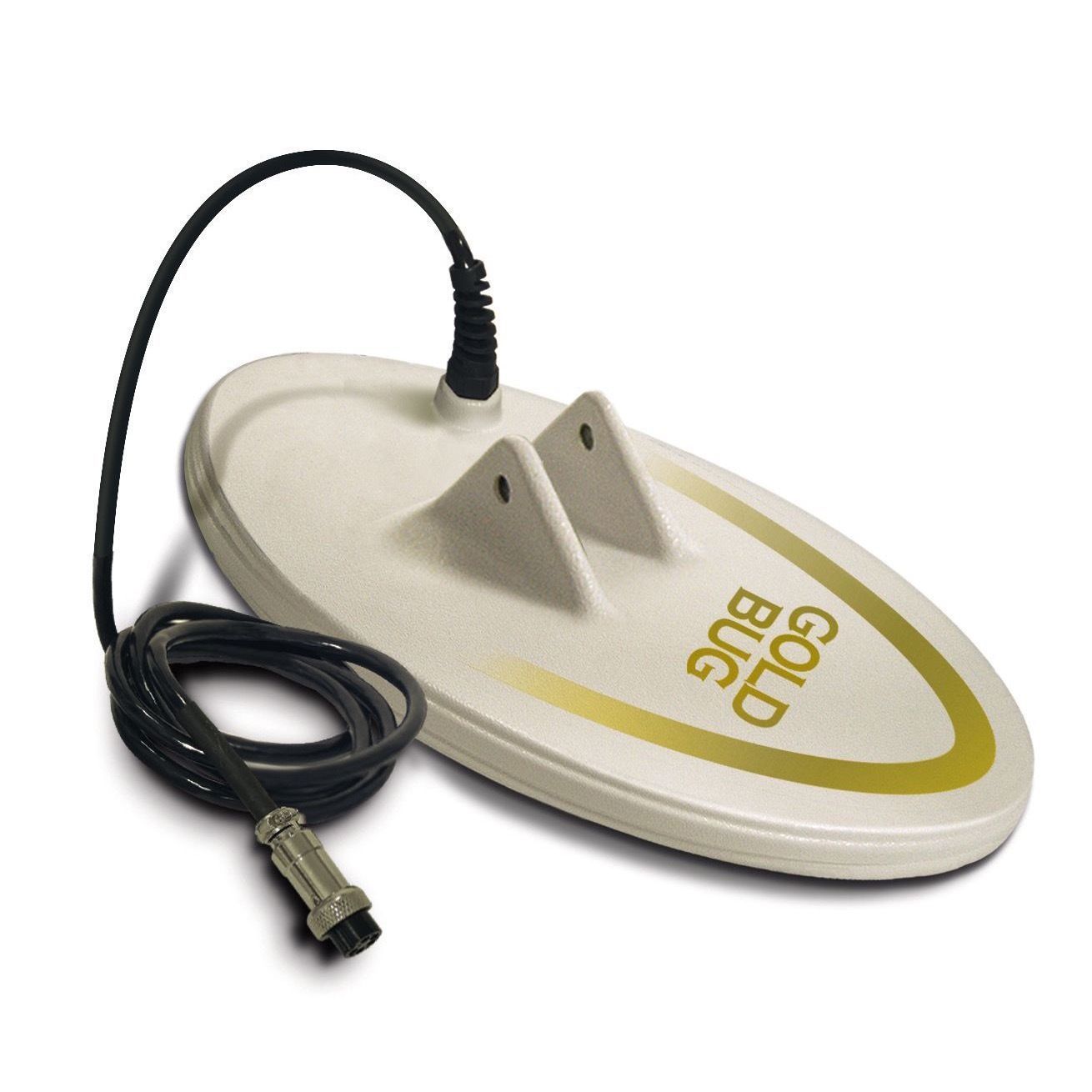 Fisher Gold Bug - 10″ Solid Biaxial DD White Elliptical Coil