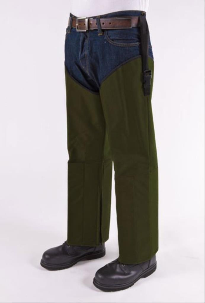 Snake Chapz™ Full Protection - Olive Green Color Snake Guards Crackshot 