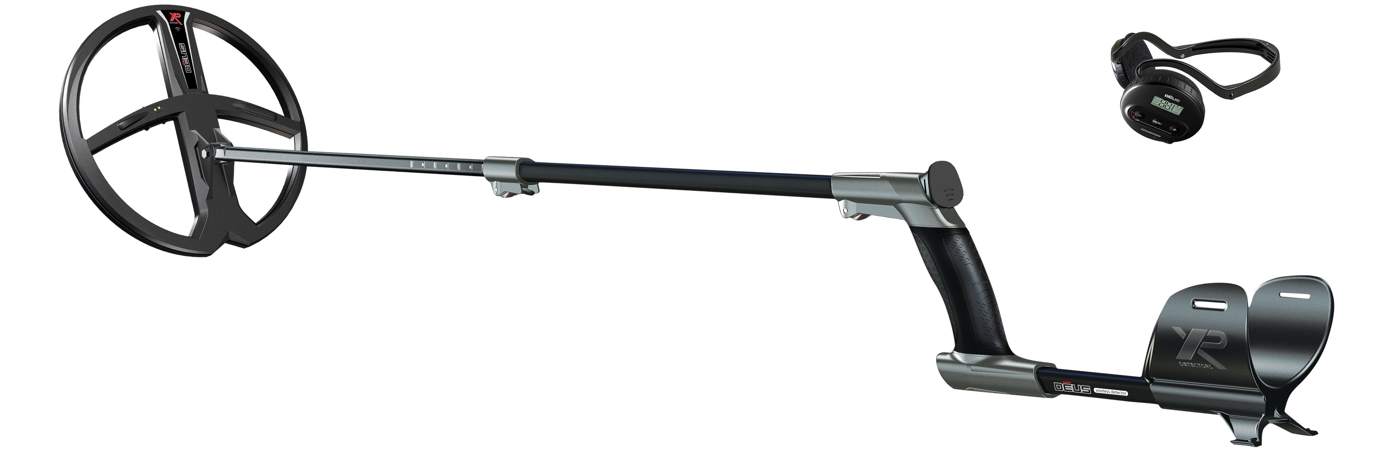 XP DEUS Detector w/ WS4 Backphone Wireless Headphones + 11" Coil XP Metal Detectors XP Detectors 